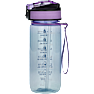 Motivationsflaske lilla/turkis - 0,6 liter