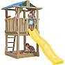 Jungle Gym Hut legetårn komplet inkl. rutschebane