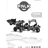 Falk Toys Claas rendegraver med vogn