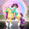 Unicorn academy Ava & Leaf dukke og enhjørning