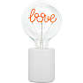 Mickey Mouse LED neonlampe - rød