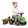Falk Toys Baby Claas ride-on traktor med trailer, rive og skovl