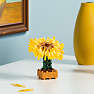 Plus-plus inspired Van Gogh Sunflowers