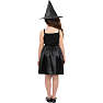 Halloween heksekostume med stjerner kostume str. 116