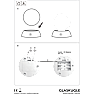 Glaskuglelampe - planet