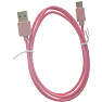 Sinox One USB C til USB A kabel. 1m. Pink