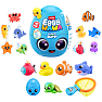 Eggy wawa bath time - medium - assorteret