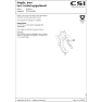 CSI ringlås - sort