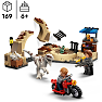 LEGO® Jurassic World Atrociraptor-dinosaur: motorcykeljagt 76945