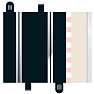 Scalextric half straight 175 mm (2 per bag)