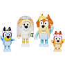 Bluey figurer bryllup 4-pak