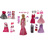 Fantasy world glamour dukke med tilbehør