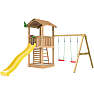 Jungle Gym Cottage 2.1 legetårn inkl. rutsjebane og gyngemodul