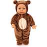 Mami baby dukke 46 cm med teddy tøj