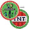 Minecraft papirtallerkener Ø: 23 cm