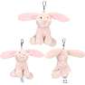 Princess Mimi plysnøglering kanin – flere varianter - assorteret