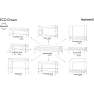 Hoppekids ECO Dream MEGA-seng med lounge-modul og bordplade 90x200 cm