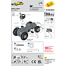 Rolly Toys New Holland traktor med frontlæsser og anhænger