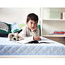 Hoppekids Storey reol med 14 hylder og seng 70x160 cm