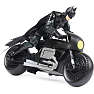 Batman actionfigur med Batcycle