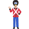 Fætter BR-kostume - str. 104 cm