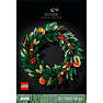 LEGO Icons Krans Boligindretningssæt med julepynt 10340