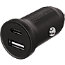 X2O 30W dobbelt billader USB-C/A - Sort