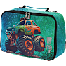 Danpen Junior skoletaske - grøn monstertruck