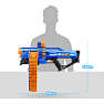 X-Shot Insanity Mad Mega Barrel blaster med 72 pile