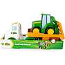 John Deere biltransporter med traktor