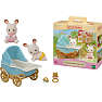 Sylvanian tvillinge barnevogn