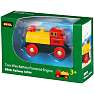 BRIO 33594 Batteridrevet tovejs lokomotiv, rødt/gult