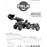 Falk Toys Massey Ferguson frontlæsser med vogn