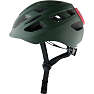 SCO Premium børnecykelhjelm med lys - grøn