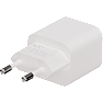 X2O 20W hjemmeladersæt USB-C med 1,2 m kabel GaN - Hvid