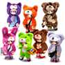 Rebel Bear Mystery Box bamse 18 cm - flere varianter - assorteret