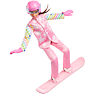Barbie snowboarderdukke