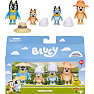 Bluey figurer familie telt-tur 4-pak