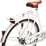 SCO Classic damecykel 28" - hvid