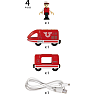 BRIO 33746 Genopladeligt tog med USB-kabel