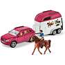 Schleich 72223 bil og hestetrailer
