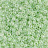 Rocaiperler softgrøn 25g hulst 0,6-1,0mm