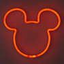Mickey Mouse neonlampe - rød