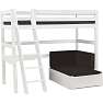 Hoppekids ECO Luxury MEGA-seng 90x200cm med skrå stige, lounge-modul og bordplade