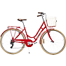 Puch Old Style dame shopper 7 gear 28" 2024 - rød
