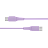 X2O SUPERFLEX 60W USB-C/C-kabel 1,5M - Lyserød
