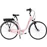 SCO Premium E-Shopper dame elcykel 7 gear 28" 2023 - støvet rosa