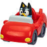 Bluey familiens minibiler m. figur - flere varianter - assorteret