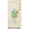 Salling ballonholder med LED H: 70 cm - multi farvet