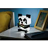 Panda natlampe - hvid og sort